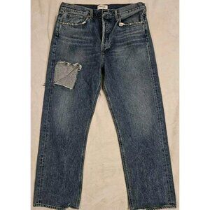 Agolde High-Rise Loose Fit Style, 90s Jeans, Womens Sz 31 Organic Cotton USA